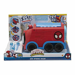 Spiderman Petite figurine Spidey And His Amazing Friends SNF Web Spinning Hauler pas cher