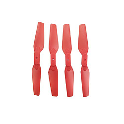 Acheter 20pcs RC Drone Propeller Props pour E58 S168 JY019 Aéronef à quatre essieux rouge