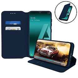 Avizar Housse Samsung Galaxy A50 Étui Folio Portefeuille Fonction Support bleu nuit