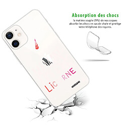 Avis Coque iPhone 12 mini souple transparente Maman licorne Motif Ecriture Tendance Evetane