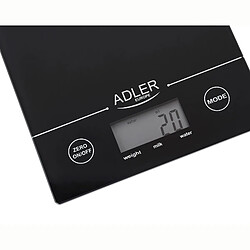 Avis Balance de Cuisine Numérique, 5 kg par pas de 1 g, Fonction Tare, , Noir, Adler, AD 3138