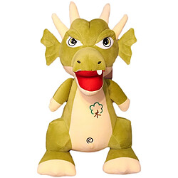 Universal 40cm Peluche Super Mignon Poupée Dinosaure Dormant dans Grand Lit Cadeau de Noël pour Garçon et Fille Livraison gratuite | Oreiller de luxe (vert)