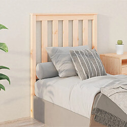 Maison Chic Tête de lit scandinave,Meuble de chambre 81x6x101 cm Bois massif de pin -MN90049