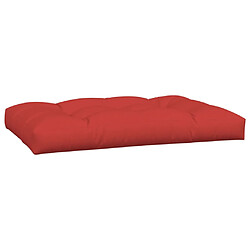 Avis vidaXL Coussins de palette lot de 2 rouge tissu