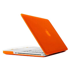 Wewoo Housse Étui Orange pour Macbook Pro 13,3 pouces Boîtier de protection en plastique dur givré