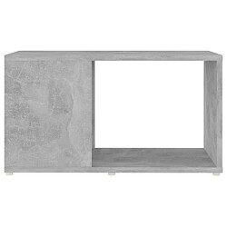 Maison Chic Meuble TV scandinave - Banc TV pour salon Gris béton 60x24x32 cm Aggloméré -MN86805 pas cher