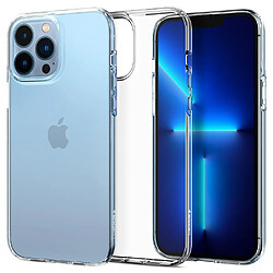 etui spigen liquid crystal pour iphone 13 pro etui gel fin transparent