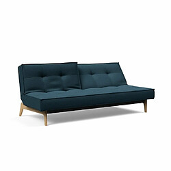 Inside 75 INNOVATION LIVING Canapé convertible SPLITBACK EIK 115*200 cm tissu Argus Navy Blue