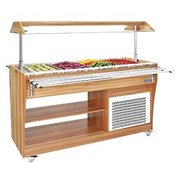 Buffet Froid Professionnel Central - 4 x GN 1/1 - Polar