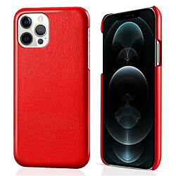 Coque en TPU + PU texture crazy horse rétro hybride rouge pour votre Apple iPhone 13 Pro Max 6.7 pouces