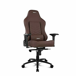 Drift Gaming DR550BW Chaise de Jeu 4 Accoudoir Réglable Dossier Inclinable Simili Cuir Marron