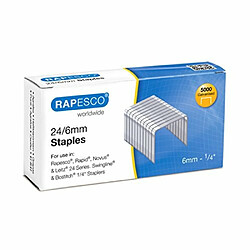 Rapesco Réf S24602Z3 Agrafe 24/6 mm Boîte de 5000 (Import Royaume Uni)