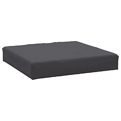 vidaXL Coussin de palette anthracite 60x60x8 cm tissu oxford