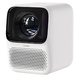 Wanbo Projecteur LCD, 450 lumens ANSI, Moteur optique entièrement scellé , Résolution native 1080P Android 9.0, T2 Max NOUVEAU, Blanc