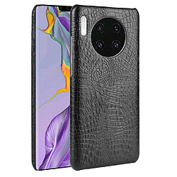 Wewoo Coque Rigide Pour Huawei Mate 30 Crocodile antichoc Texture PC + étui en PU noir