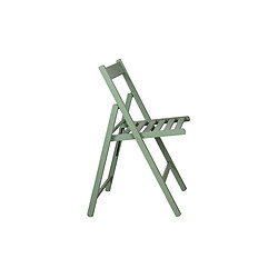 Italiadoc Chaise pliante en bois vert. Chaise pliante en bois vert