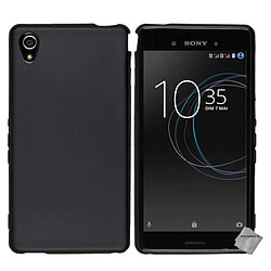 Htdmobiles Coque silicone gel fine pour Sony Xperia XA1 + film ecran - NOIR