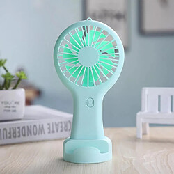 (Vert) Mini Ventilateur Portatif Ventilateur de Bureau Petit Refroidisseur De Refroidissement USB Rechargeable