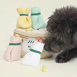 Jouets à mâcher pour chien en peluche interactive pour chiot avec des petits pains à la vapeur.