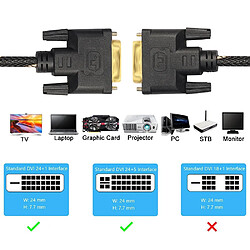 Avis Wewoo Câbles DVI 24 + 1 Pin mâle vers DVI 24 + 1 Pin Adaptateur réseau 5m