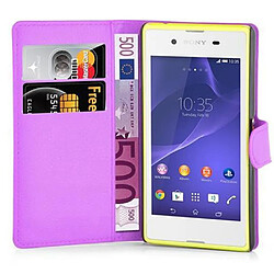 Cadorabo Coque Sony Xperia E3 Etui en Violet pas cher