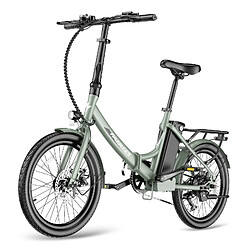 Avis Vélo électrique FAFREES F20 Light - Moteur 250W Batterie 36V16.75Ah Assisted Autonomie 130KM Frein à Disque Mécanique - Vert Foncé