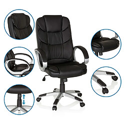 Avis Hjh Office Fauteuil de bureau RELAX BY155 simili-cuir noir