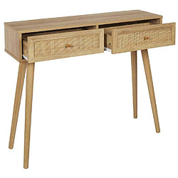 Acheter The Home Deco Factory Console en bois et rotin Bali.