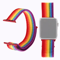 Wewoo Bracelet de montre en nylon Simple Fashion pour Apple Watch séries 5 et 440 mm / 32 et 138 mmavec support magique couleur