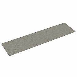 vidaXL Tapis de couloir aspect sisal argenté 80x300 cm