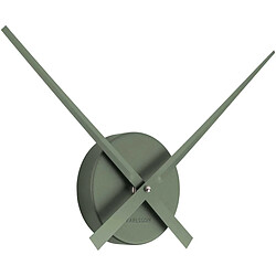 Karlsson Horloge aiguilles Big Time 41cm métallisée vert.