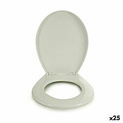 Berilo Abattant WC Blanc Plastique 34,5 x 43 x 5 cm (25 Unités)