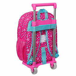 Cartable à roulettes Pinypon Bleu Rose 26 x 34 x 11 cm