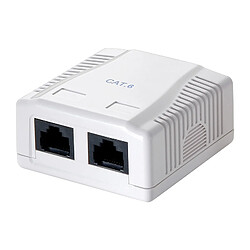 LogiLink Prise RJ45 Kat.6, blanc pur, blanc pur (RAL9010) ()