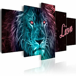 Paris Prix Tableau Imprimé Neon King 100 x 200 cm