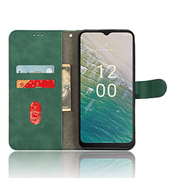 Htdmobiles Housse pour Nokia C32 - etui coque pochette portefeuille + verre trempe - VERT