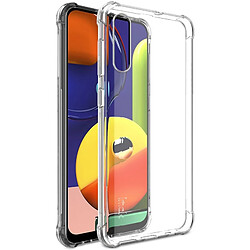 Wewoo Coque Souple Pour Galaxy A50 / A30s TPU anti-choc antichoc tout inclus avec film de protection d'écran Transparent