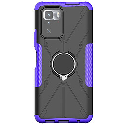 Coque en TPU anti-chute avec béquille pour votre Xiaomi Redmi Note 10 Pro 5G/Poco X3 GT - violet