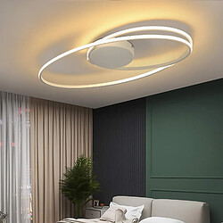 Autres Temps ZMH LED Ceiling Light Living Room Modern White Ring Design 36W Indoor Ceiling Lights