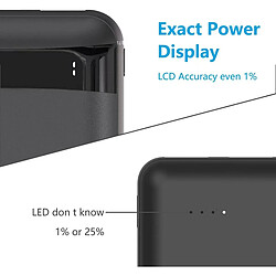 SANAG Power Bank 10000Mah Mini Chargeur Portable Batterie Externe Portable Avec 2 Entrées Et 2 Sorties 5 V/2,4 A Pour Iphone Samsung Galaxy Huawei Smartphone (Noir) pas cher