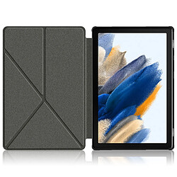 Coque en TPU + PU fonction réveil/veille automatique avec support gris pour votre Samsung Galaxy Tab A8 10.5 (2021)