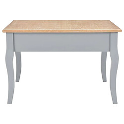 Avis vidaXL Table basse Gris 80 x 80 x 50 cm Bois