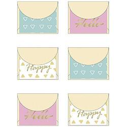 Rayher Mini enveloppes 5 x 4 cm - Happy