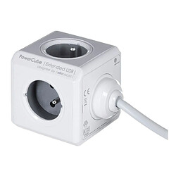 Bloc Cube Prises Allocacoc PowerCube Extended USB E(FR) (3 m)