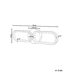 Avis Beliani Lampe murale KRANG Métal Doré