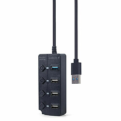 Acheter Hub USB GEMBIRD UHB-U3P1U2P3P-01 Noir