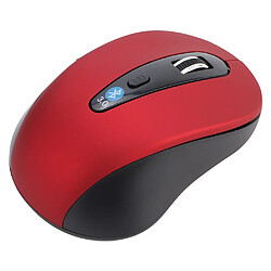 Mini souris de jeu optique sans fil Bluetooth 3.0 6D 1600DPI pour ordinateur portable - ROUGE