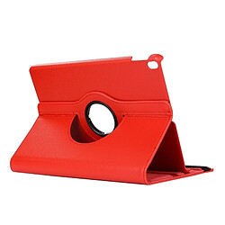 Wewoo Coque rouge pour iPad Pro 10.5 pouces Litchi Texture 360 degrés Spin Multi-fonction Horizontal Flip en cuir Housse de protection avec support pas cher