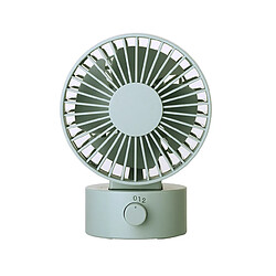 Mini Ventilateur De Bureau USB Silencieux Portable Refroidisseur De Table Oscillante Électrique Pour Bureau à Domicile - Bleu