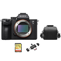 SONY A7 III Body + 64GB SD card + camera Bag + Memory Card Reader